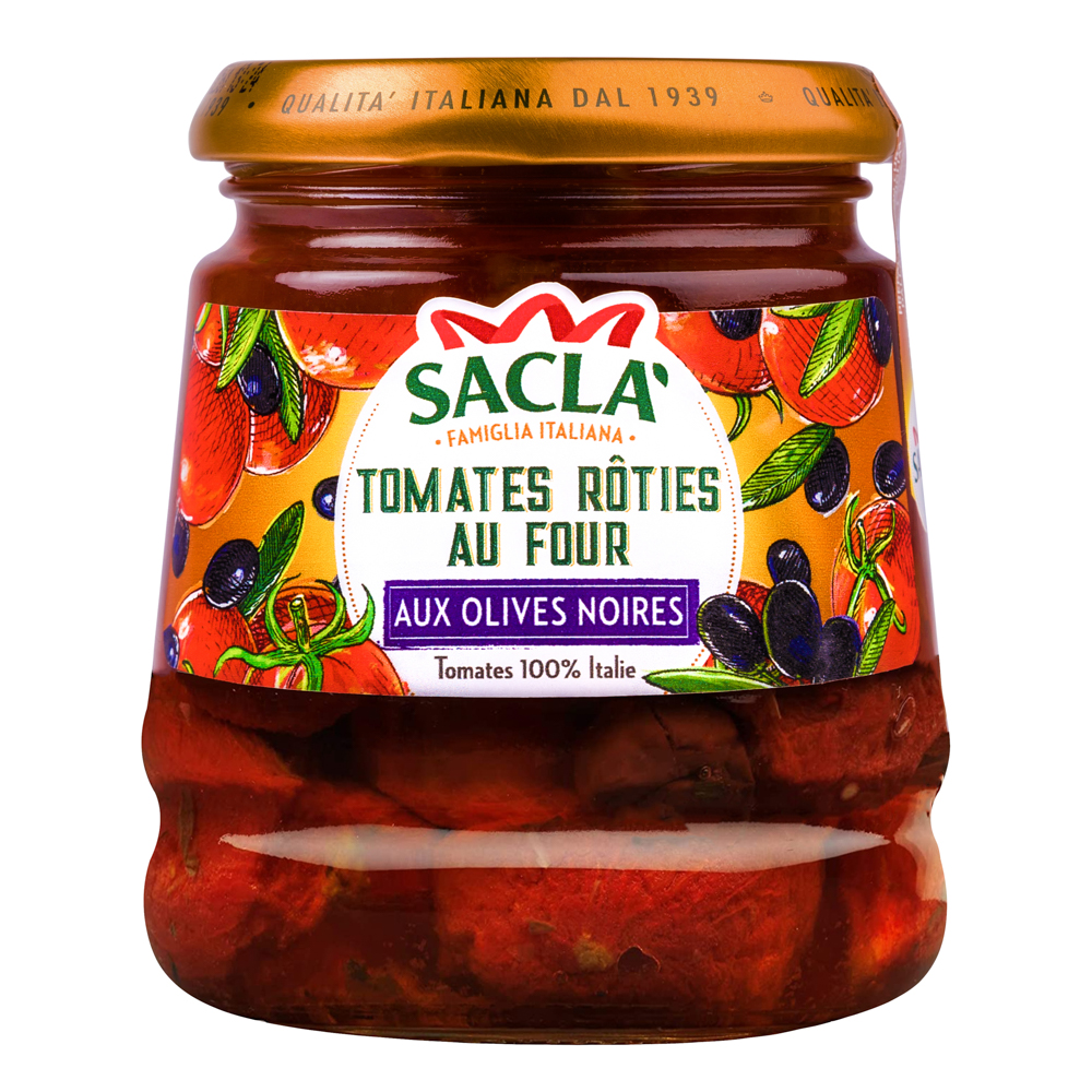 Packshot Sacla tomate au four
